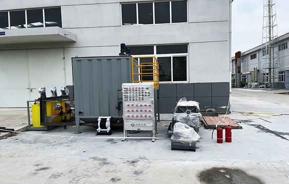 艾佩科电子材料有限公司废水处理项目进入安装阶段