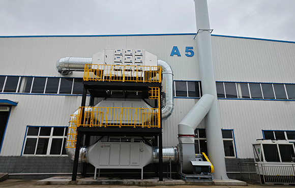 富华精密机加工废气处理系统完工