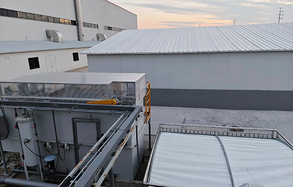 中和食品污水站除臭系统进场施工