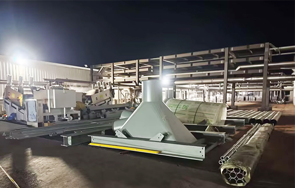 隆基鄂尔多斯污水站污泥处理系统进场施工