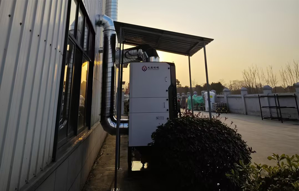 津合制冷焊烟处理系统项目进场施工